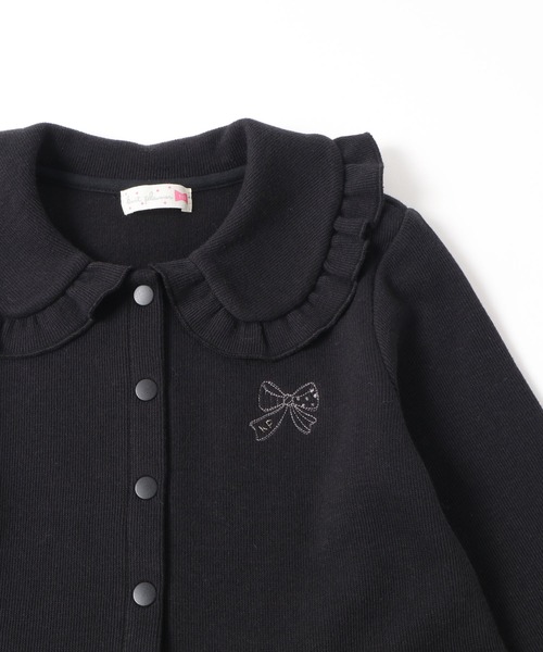 KP（ケーピー）の「丸襟ダブルフェイス切り替えギンガムチェックワンピース(100～130cm)（ワンピース・キッズ・ブラック/オフホワイト・100cm/110cm/120cm/130cm）」の13枚目の写真