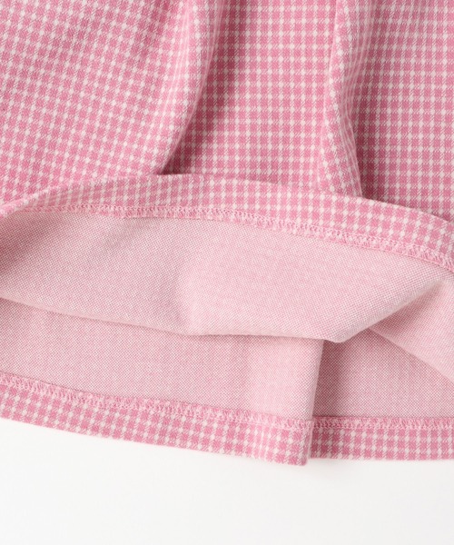 KP（ケーピー）の「丸襟ダブルフェイス切り替えギンガムチェックワンピース(100～130cm)（ワンピース・キッズ・ブラック/オフホワイト・100cm/110cm/120cm/130cm）」の11枚目の写真