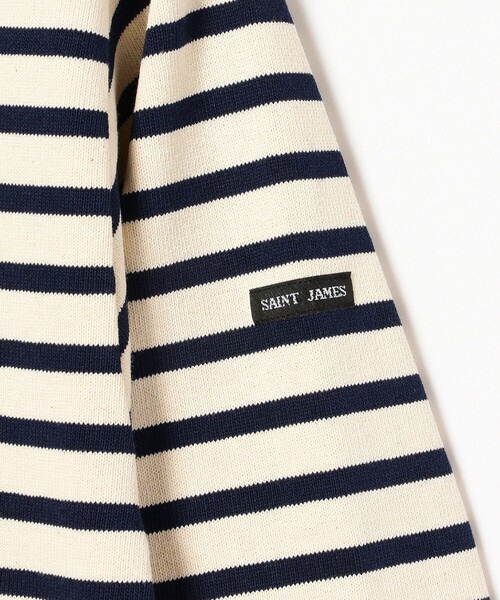 SAINT JAMES（セントジェームス）の「SAINT JAMES / OUESSANT BORDER（Tシャツ/カットソー・メンズ・グレー/ブラック/ホワイト系その他5・5/6/4）」の10枚目の写真