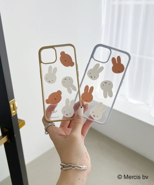 Heather（ヘザー）の「ミッフィー/miffy/iPhone13対応ケース　126950（スマホケース/カバー・レディース・ベージュ系/ブルー系・ONE SIZE）」の3枚目の写真