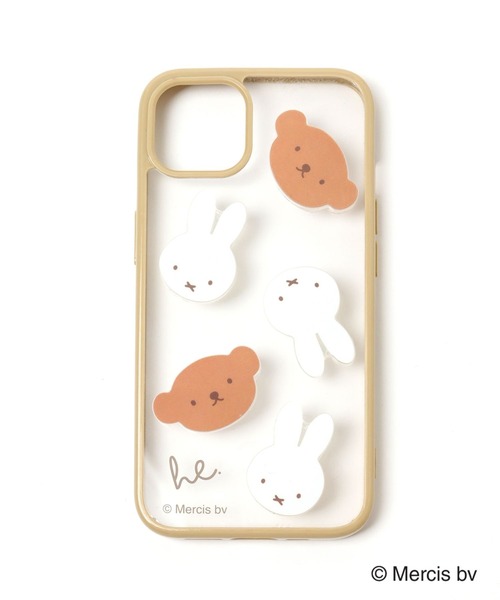 Heather（ヘザー）の「ミッフィー/miffy/iPhone13対応ケース　126950（スマホケース/カバー・レディース・ベージュ系/ブルー系・ONE SIZE）」の4枚目の写真