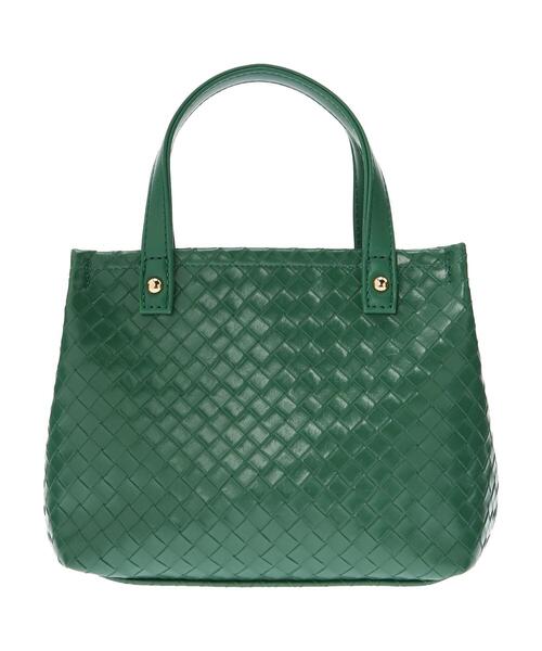 earth music&ecology（アースミュージックアンドエコロジー）の「イントレチャート型押しミニバッグ（トートバッグ・レディース・ホワイト/グリーン/イエロー・FREE）」の17枚目の写真