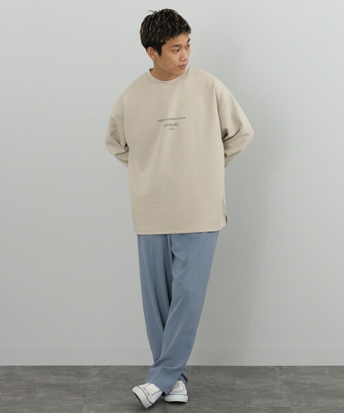 BEAMS HEART（ビームスハート）の「BEAMS HEART / ダンボール プリント ロングスリーブ ビッグ Tシャツ（Tシャツ/カットソー・メンズ・ホワイト/ベージュ/ミント・SMALL/MEDIUM/LARGE）」の20枚目の写真