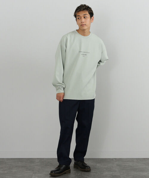 BEAMS HEART（ビームスハート）の「BEAMS HEART / ダンボール プリント ロングスリーブ ビッグ Tシャツ（Tシャツ/カットソー・メンズ・ホワイト/ベージュ/ミント・SMALL/MEDIUM/LARGE）」の22枚目の写真