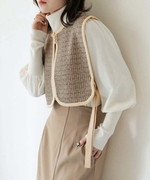 HER CLOSET | 【shemoshelly】ジャガードニットベスト(ベスト)