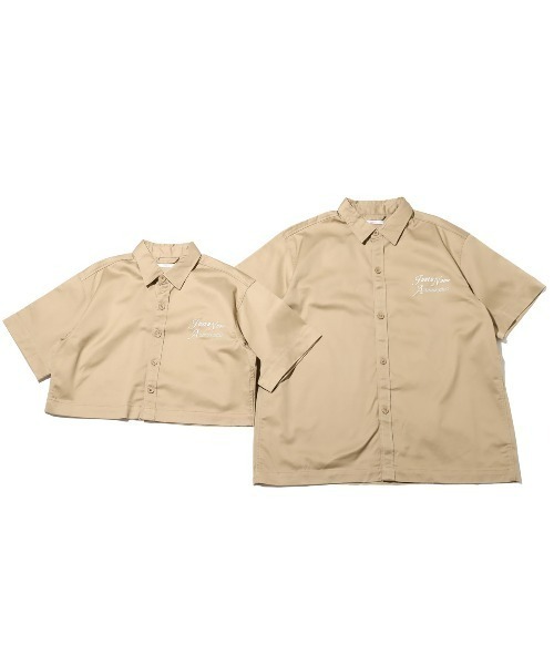 atmos pink（アトモスピンク）の「JUST A NOON × atmos pink ワークシャツ / ジャストアヌーン × アトモスピンク ワークシャツ 【SP】（シャツ/ブラウス・メンズ・カーキ/ベージュ・S/M）」の9枚目の写真