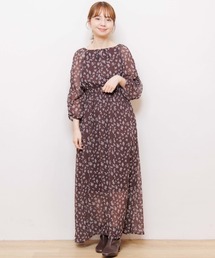 flower | ニュアンスブルームワンピース(ワンピース)