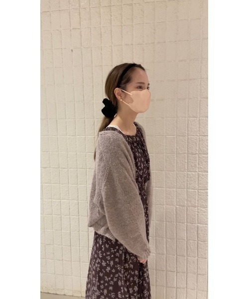 flower（フラワー）の「ニュアンスブルームワンピース（ワンピース・レディース・グリーン/ブラウン・FREE）」の12枚目の写真