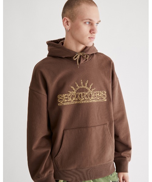 Saturdays NYC（サタデーズ ニューヨークシティ ）の「Warren Sun Relaxed Fit Hoodie（Tシャツ/カットソー・メンズ・ミント/オフホワイト/ダークブラウン・L/S/XL/M/X-SMALL）」の14枚目の写真