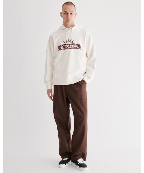 Saturdays NYC（サタデーズ ニューヨークシティ ）の「Warren Sun Relaxed Fit Hoodie（Tシャツ/カットソー・メンズ・ミント/オフホワイト/ダークブラウン・L/S/XL/M/X-SMALL）」の7枚目の写真