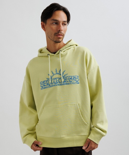 Saturdays NYC（サタデーズ ニューヨークシティ ）の「Warren Sun Relaxed Fit Hoodie（Tシャツ/カットソー・メンズ・ミント/オフホワイト/ダークブラウン・L/S/XL/M/X-SMALL）」の21枚目の写真
