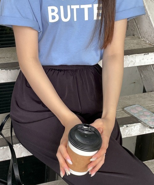 SONA（ソナ）の「SONYUNARA [COOL]涼しいサマーワイドゴムパンツ（その他パンツ・レディース・ブラック/ベージュ/ピンク・FREE）」の4枚目の写真