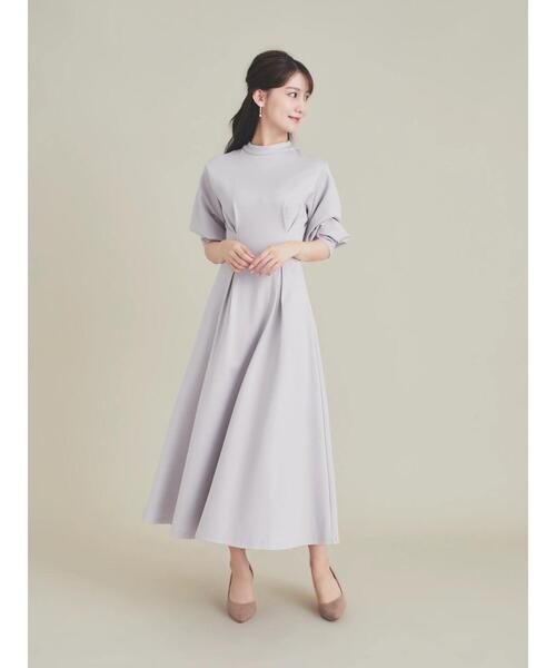 HALUHIROINE（ハルヒロイン）の「ポンチタックワンピース（ドレス・レディース・ダークブラウン/ベージュ/ラベンダー・FREE）」の16枚目の写真