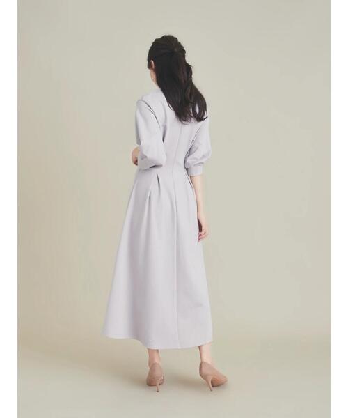 HALUHIROINE（ハルヒロイン）の「ポンチタックワンピース（ドレス・レディース・ダークブラウン/ベージュ/ラベンダー・FREE）」の13枚目の写真