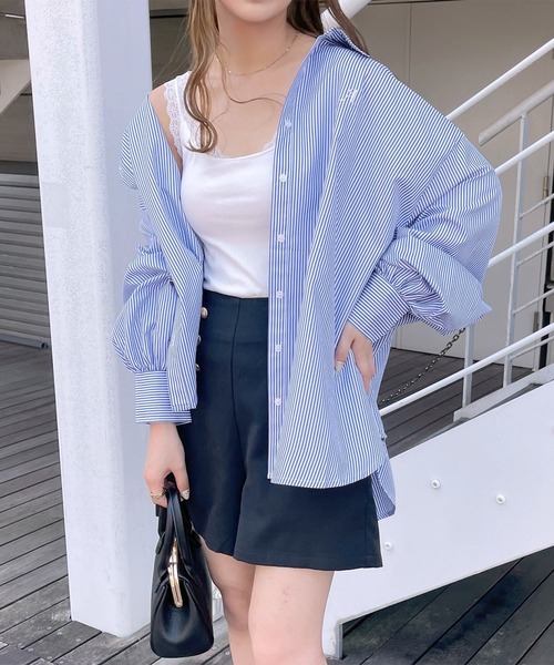 apres jour(アプレジュール)の「アソートカラーシャツ【ZOZOTOWN限定アイテム】(シャツ/ブラウス・レディース・ミント/ブルー系その他/ライトピンク/ネイビー/ピンクベージュ/オフホワイト・X-LARGE/フリー)」の20枚目の写真