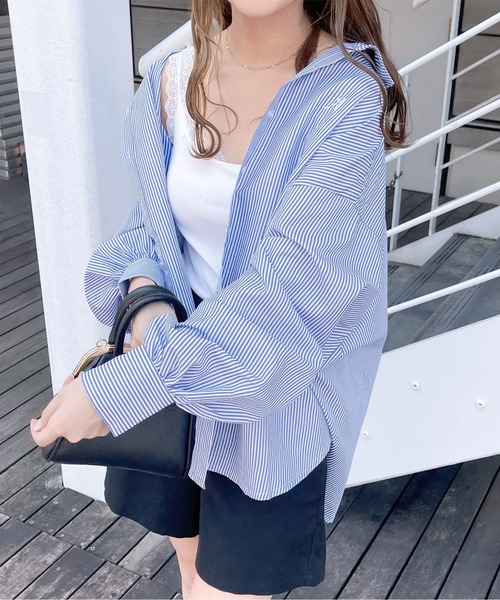 apres jour(アプレジュール)の「アソートカラーシャツ【ZOZOTOWN限定アイテム】(シャツ/ブラウス・レディース・ミント/ブルー系その他/ライトピンク/ネイビー/ピンクベージュ/オフホワイト・X-LARGE/フリー)」の21枚目の写真