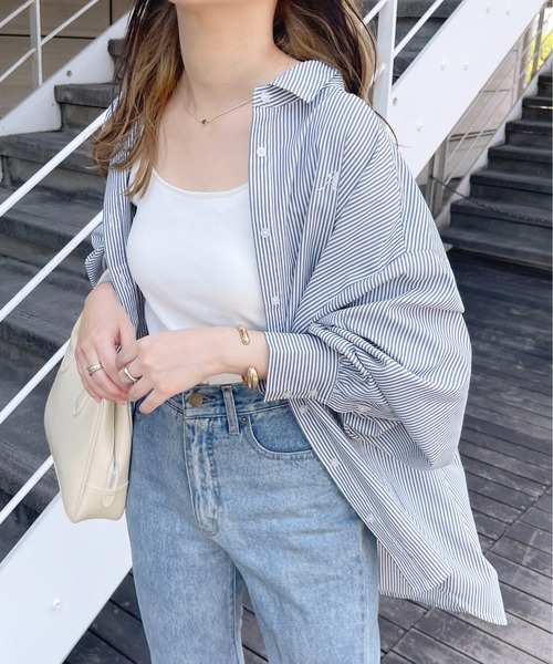 apres jour(アプレジュール)の「アソートカラーシャツ【ZOZOTOWN限定アイテム】(シャツ/ブラウス・レディース・ミント/ブルー系その他/ライトピンク/ネイビー/ピンクベージュ/オフホワイト・X-LARGE/フリー)」の13枚目の写真