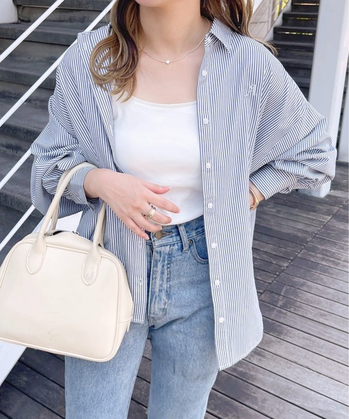 apres jour(アプレジュール)の「アソートカラーシャツ【ZOZOTOWN限定アイテム】(シャツ/ブラウス・レディース・ミント/ブルー系その他/ライトピンク/ネイビー/ピンクベージュ/オフホワイト・X-LARGE/フリー)」の12枚目の写真