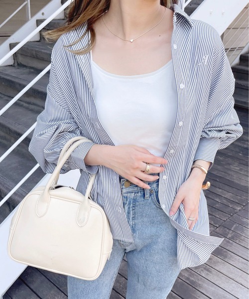 apres jour(アプレジュール)の「アソートカラーシャツ【ZOZOTOWN限定アイテム】(シャツ/ブラウス・レディース・ミント/ブルー系その他/ライトピンク/ネイビー/ピンクベージュ/オフホワイト・X-LARGE/フリー)」の11枚目の写真