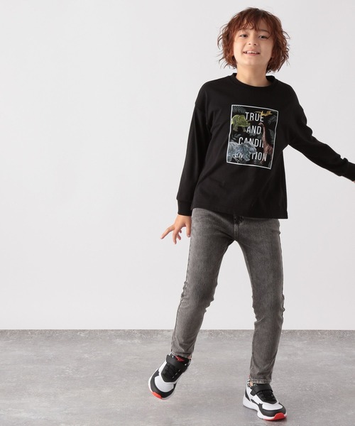 GLOBAL WORK(グローバルワーク)の「スゴラクカットデニムスキニー/288290(デニムパンツ・キッズ・ブラック/ネイビー/ブルー・110cm/100cm/120cm/130cm/140cm/150cm/160cm)」の15枚目の写真