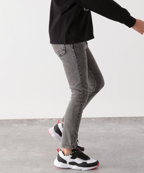 GLOBAL WORK(グローバルワーク)の「スゴラクカットデニムスキニー/288290(デニムパンツ・キッズ・ブラック/ネイビー/ブルー・110cm/100cm/120cm/130cm/140cm/150cm/160cm)」の21枚目の写真