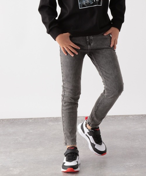 GLOBAL WORK(グローバルワーク)の「スゴラクカットデニムスキニー/288290(デニムパンツ・キッズ・ブラック/ネイビー/ブルー・110cm/100cm/120cm/130cm/140cm/150cm/160cm)」の14枚目の写真