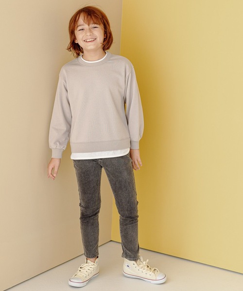 GLOBAL WORK(グローバルワーク)の「スゴラクカットデニムスキニー/288290(デニムパンツ・キッズ・ブラック/ネイビー/ブルー・110cm/100cm/120cm/130cm/140cm/150cm/160cm)」の7枚目の写真