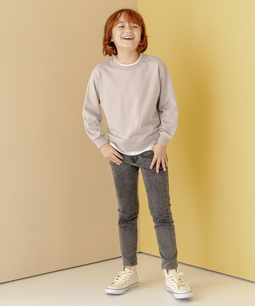 GLOBAL WORK(グローバルワーク)の「スゴラクカットデニムスキニー/288290(デニムパンツ・キッズ・ブラック/ネイビー/ブルー・110cm/100cm/120cm/130cm/140cm/150cm/160cm)」の9枚目の写真