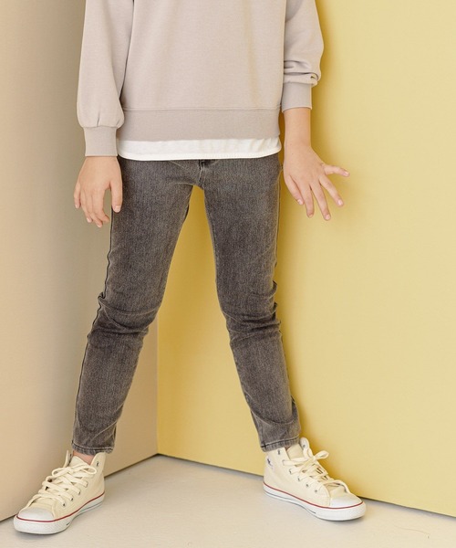 GLOBAL WORK(グローバルワーク)の「スゴラクカットデニムスキニー/288290(デニムパンツ・キッズ・ブラック/ネイビー/ブルー・110cm/100cm/120cm/130cm/140cm/150cm/160cm)」の10枚目の写真