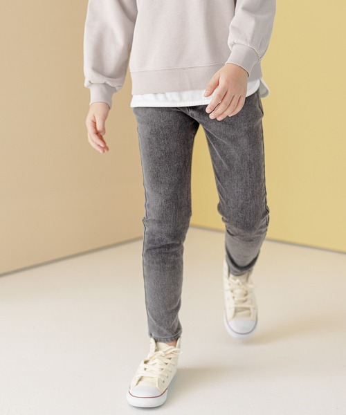 GLOBAL WORK(グローバルワーク)の「スゴラクカットデニムスキニー/288290(デニムパンツ・キッズ・ブラック/ネイビー/ブルー・110cm/100cm/120cm/130cm/140cm/150cm/160cm)」の13枚目の写真