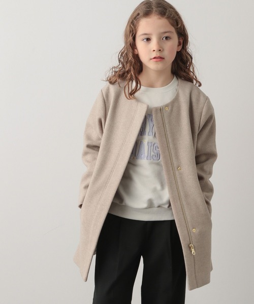 GLOBAL WORK（グローバルワーク）の「ウーリーテック2WAYフードコート/269060（その他アウター・キッズ・ベージュ/パープル/アイボリー/サックスブルー・110cm/100cm/120cm/130cm/140cm/150cm/160cm）」の15枚目の写真