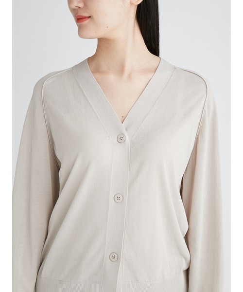 Mila Owen（ミラオーウェン）の「ニットカーディガン（カーディガン/ボレロ・レディース・チャコールグレー・0）」の9枚目の写真