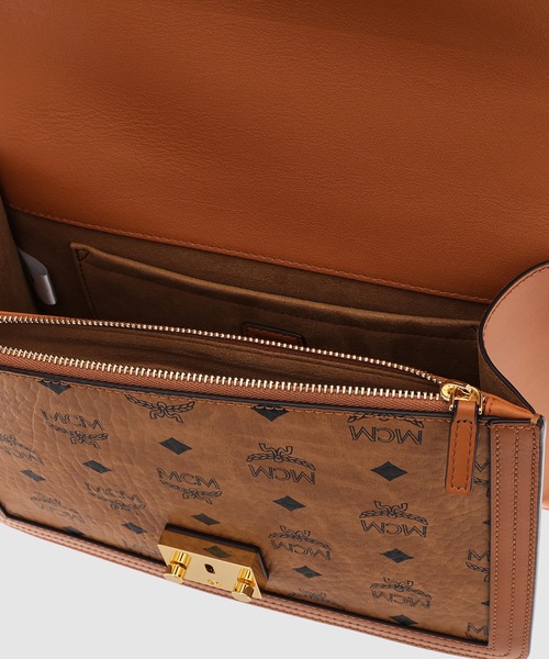 【極美品✨】エムシーエム　ショルダーバッグ　ヴィセトス柄　レザー　ブラウン系 MCM □新品□未使用□ エムシーエム モノグラム ヴィセトス柄