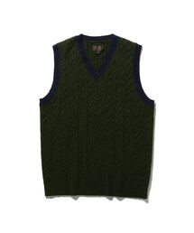 BEAMS PLUS | BEAMS PLUS / 2トーン ケーブル ベスト(ニット/セーター)