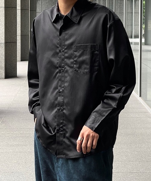 kutir（クティール）の「アソートトロミビックシャツ（シャツ/ブラウス・メンズ・ブラック/グレー/オフホワイト/ブルー・MEDIUM/LARGE）」の19枚目の写真