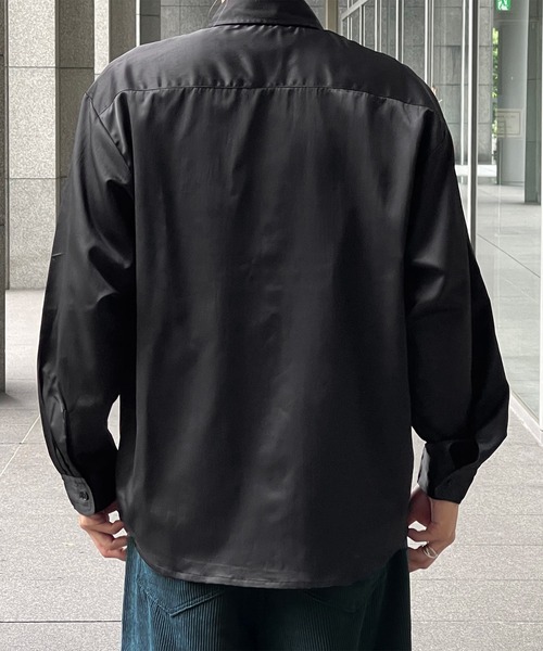 kutir（クティール）の「アソートトロミビックシャツ（シャツ/ブラウス・メンズ・ブラック/グレー/オフホワイト/ブルー・MEDIUM/LARGE）」の22枚目の写真