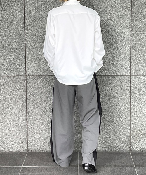 kutir（クティール）の「アソートトロミビックシャツ（シャツ/ブラウス・メンズ・ブラック/グレー/オフホワイト/ブルー・MEDIUM/LARGE）」の8枚目の写真