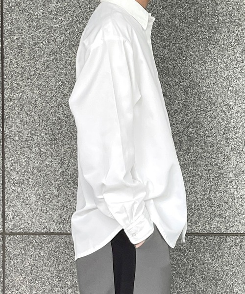 kutir（クティール）の「アソートトロミビックシャツ（シャツ/ブラウス・メンズ・ブラック/グレー/オフホワイト/ブルー・MEDIUM/LARGE）」の10枚目の写真