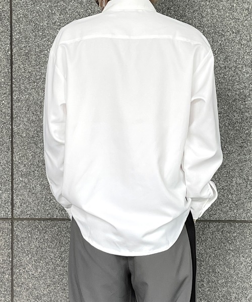 kutir（クティール）の「アソートトロミビックシャツ（シャツ/ブラウス・メンズ・ブラック/グレー/オフホワイト/ブルー・MEDIUM/LARGE）」の11枚目の写真