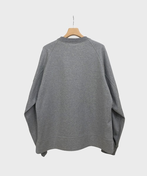 KIIT(キート)の「KIIT キート / LIGHT PILE JARSEY TOPS ライトパイル ラグランスリーブ ジャージトップス トレーナー(セットアップ) / KIO-T93-013(スウェット・メンズ・オフホワイト/杢グレー/ライトベージュ・1/2/3)」の5枚目の写真