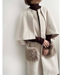 2WAYメルトンケープコート&ジレ