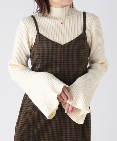 Heather（ヘザー）の「アソートコーデュロイキャミワンピース　168651（ワンピース・レディース・ブラック/ブラウン系その他/ブラウン系その他2・FREE）」の3枚目の写真