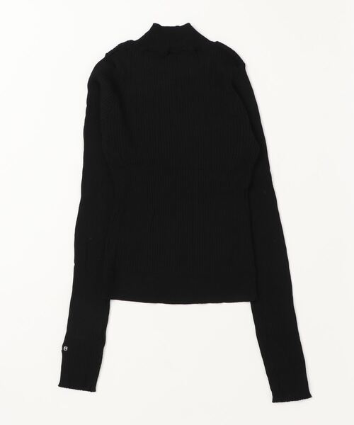 ANDGEEBEE（アンジービー）の「スラッシュハイネックニット（ニット/セーター・レディース・ブラック/ブラウン・MEDIUM）」の14枚目の写真