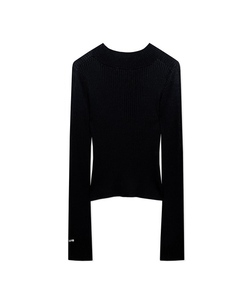 ANDGEEBEE（アンジービー）の「スラッシュハイネックニット（ニット/セーター・レディース・ブラック/ブラウン・MEDIUM）」の12枚目の写真