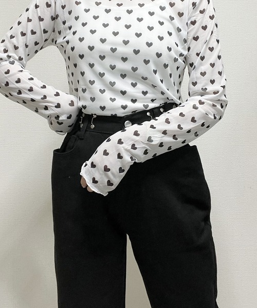 cuorequal(クオレコール)の「サイズ調節可能ブラックデニム(デニムパンツ・レディース・ブラック・MEDIUM)」の1枚目の写真