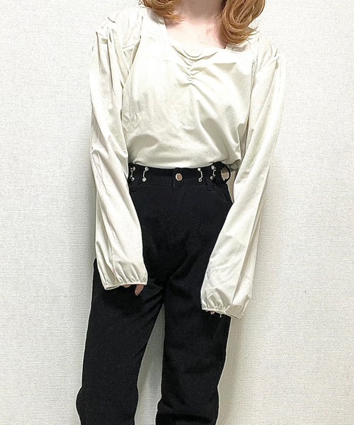 cuorequal(クオレコール)の「サイズ調節可能ブラックデニム(デニムパンツ・レディース・ブラック・MEDIUM)」の10枚目の写真