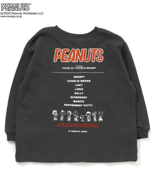 PEANUTS(ピーナッツ)の「PEANUTSコラボ カラフルTシャツ(Tシャツ/カットソー・キッズ・ブルー/グレー/オフホワイト/グリーン/レッド/チャコール/イエロー・80/90/100/110/120)」の20枚目の写真