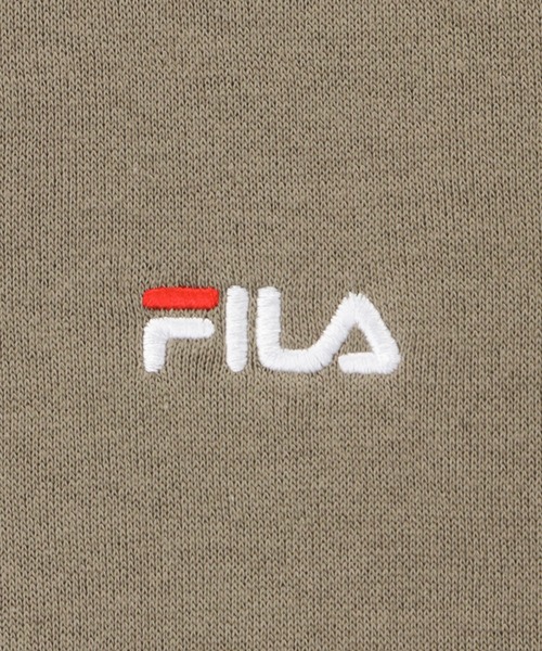 FILA(フィラ)の「FILA フィラ 裏起毛ワンポイントロゴ刺繍トレーナー(スウェット・メンズ・ブルーグレー/カーキ/グレー/ネイビー/ホワイト/ブラック・M/L/XL)」の18枚目の写真
