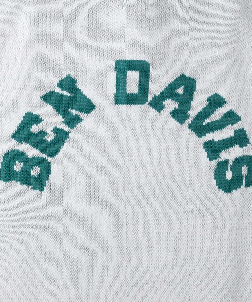 BEN DAVIS(ベンデイビス)の「【BEN DAVIS】レタードニットポロ(ニット/セーター・メンズ・ブルー/ホワイト/グリーン/ブラック・XL/S/L/M)」の9枚目の写真