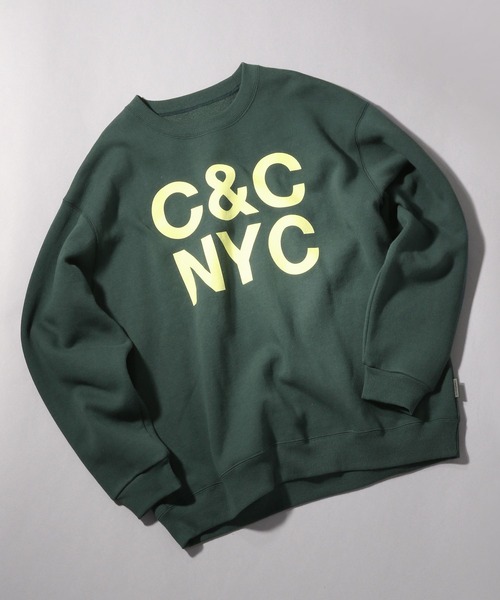 CHARI&CO(チャリアンドコー)の「【CHARI&CO safe ride】クルーネックスウェット(スウェット・メンズ・ブラック/ブラウン/オリーブ・MEDIUM/LARGE)」の1枚目の写真